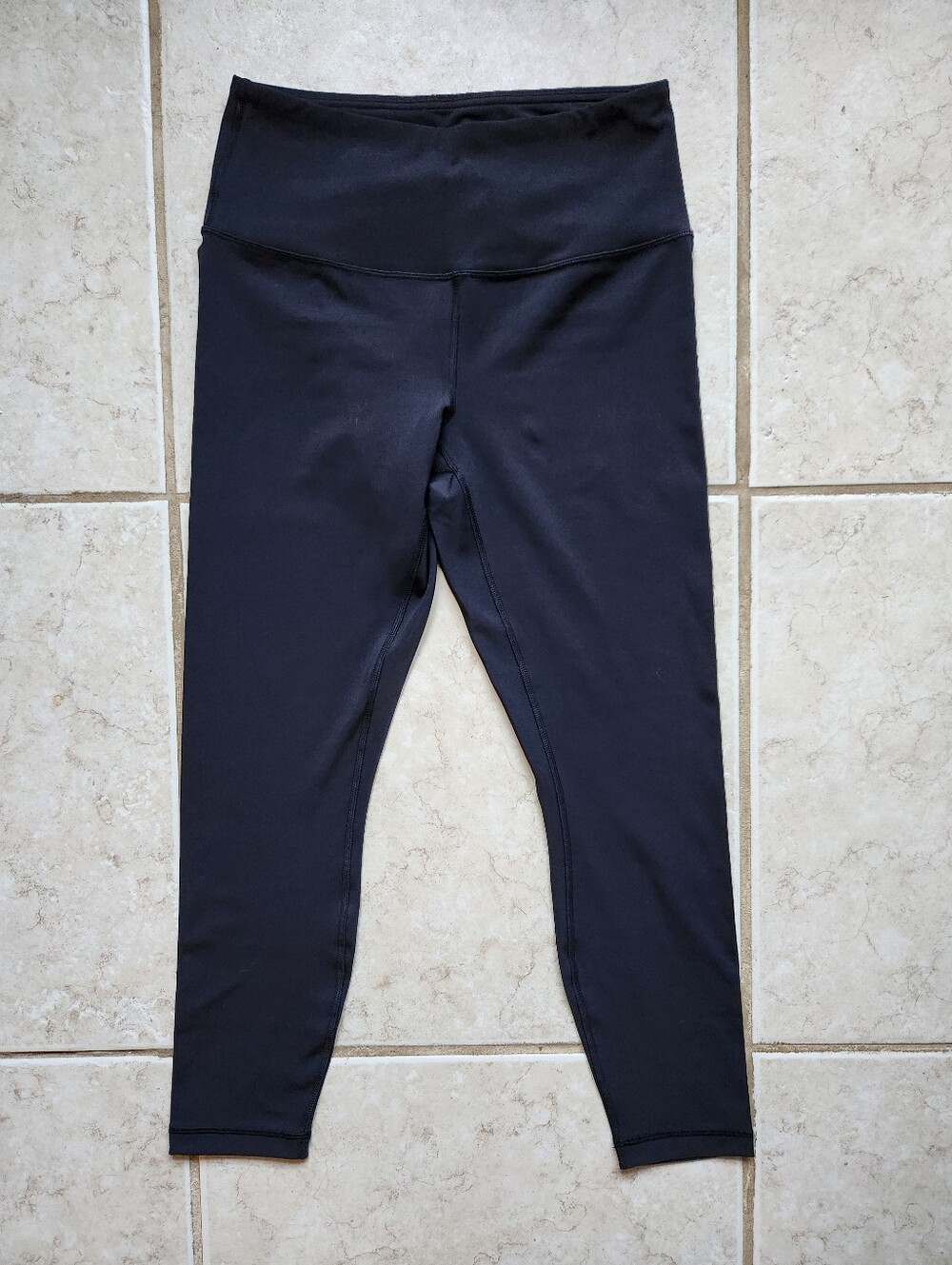90 Degree by Reflex High Waist Leggings Size M Black Ankle Length 7/8